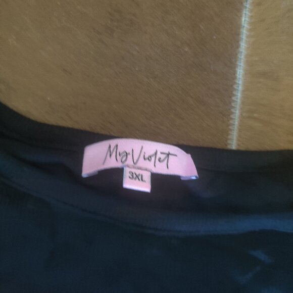 My Violet bow Top size 3xl New (fits 2x-3x) - Picture 2 of 3